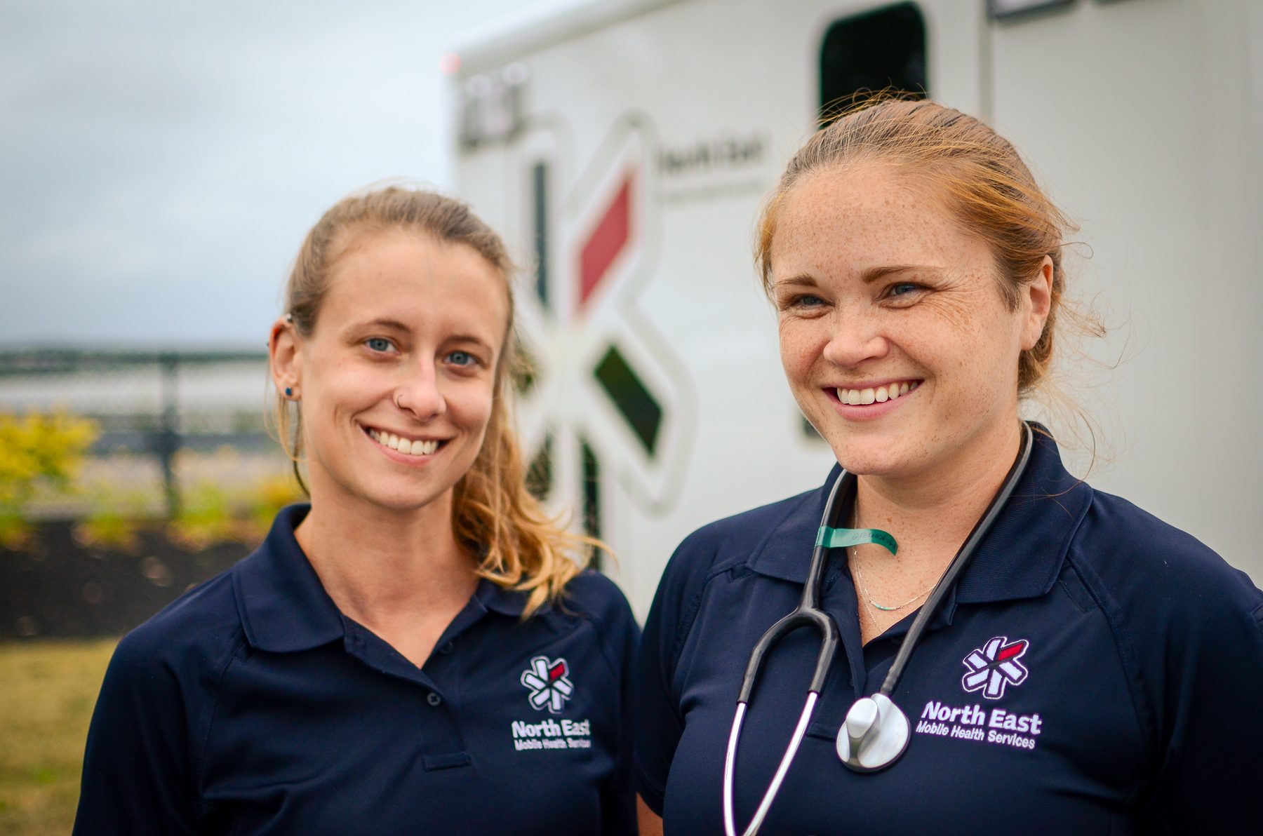 Two NEMHS EMS professionals